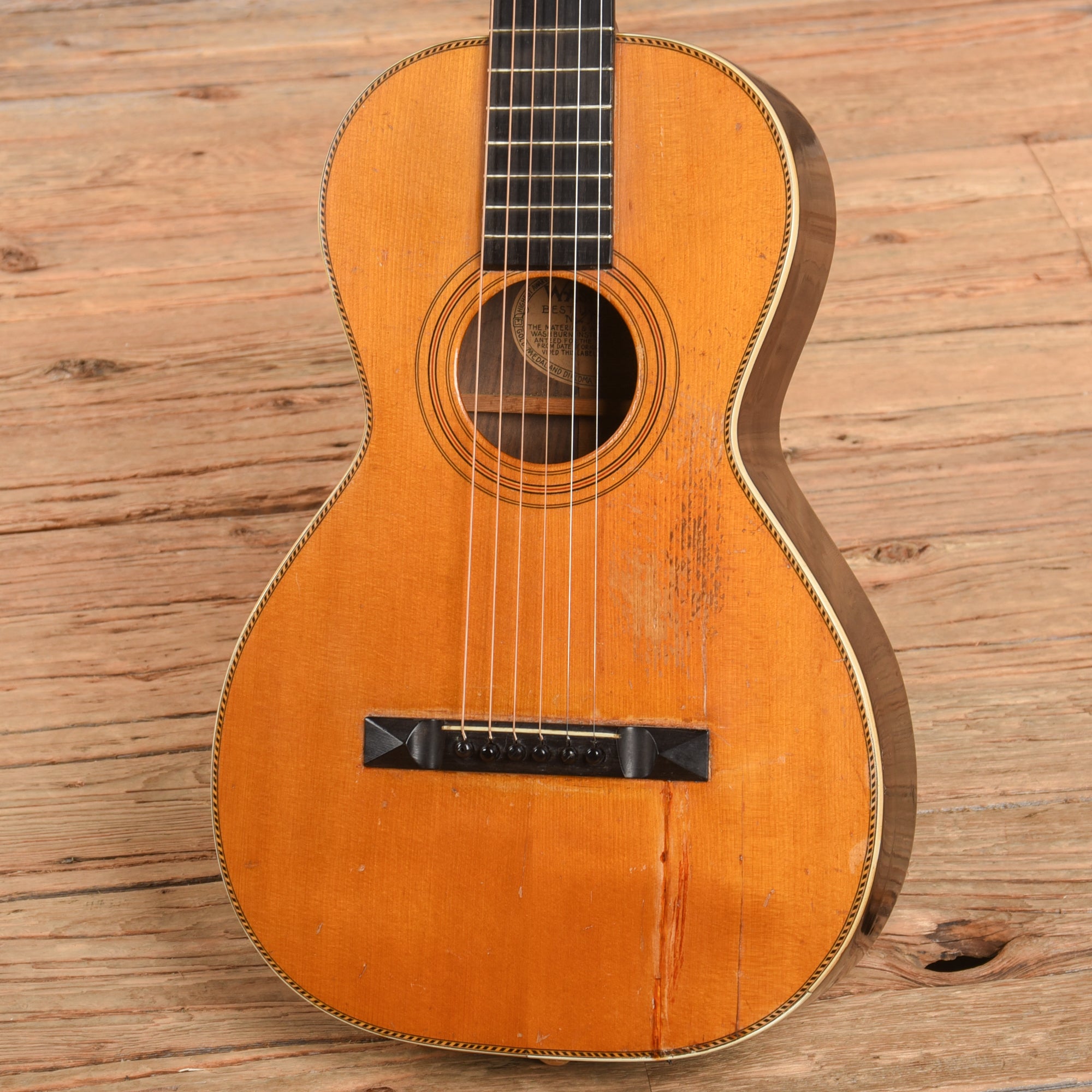 Washburn Model 115 Parlor Natural 1900s Acoustic Guitars / Parlor