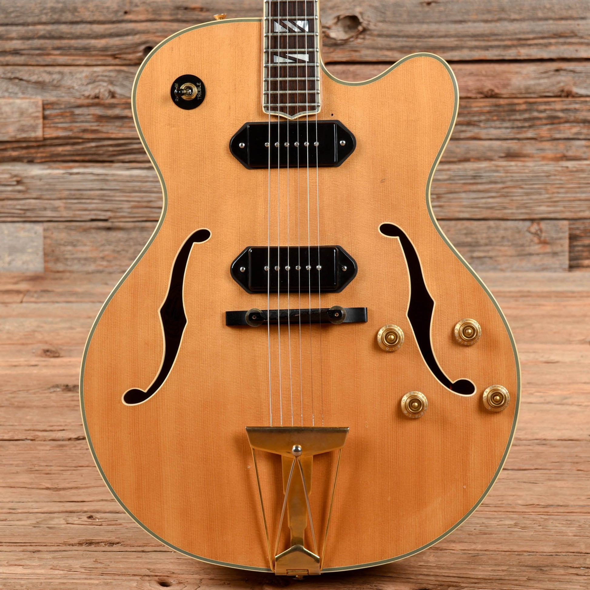 Washburn J6S Natural Electric Guitars / Hollow Body