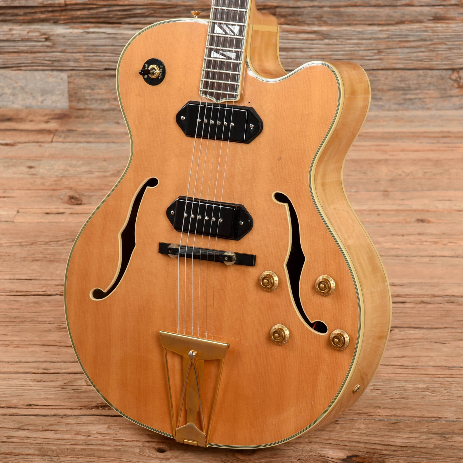 Washburn J6S Natural Electric Guitars / Hollow Body