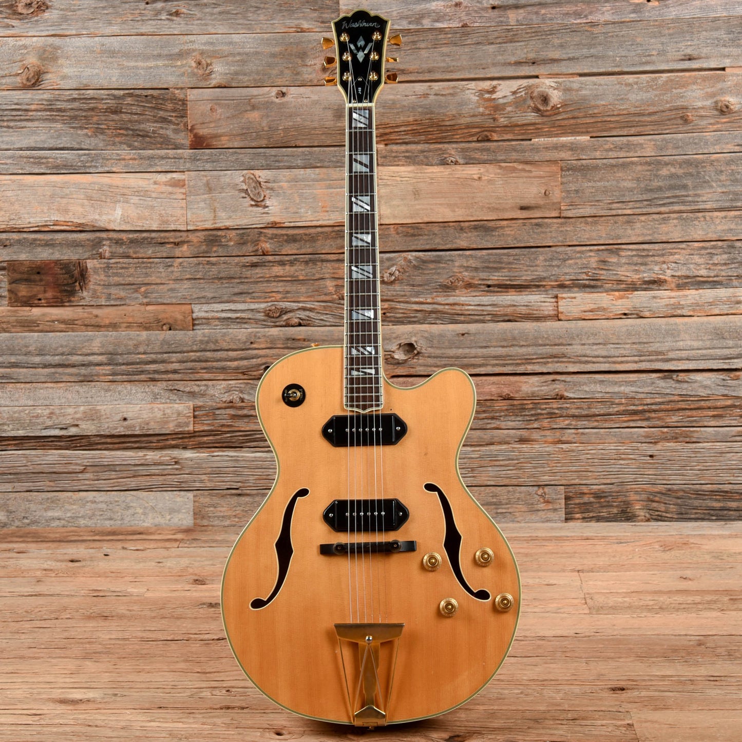 Washburn J6S Natural Electric Guitars / Hollow Body