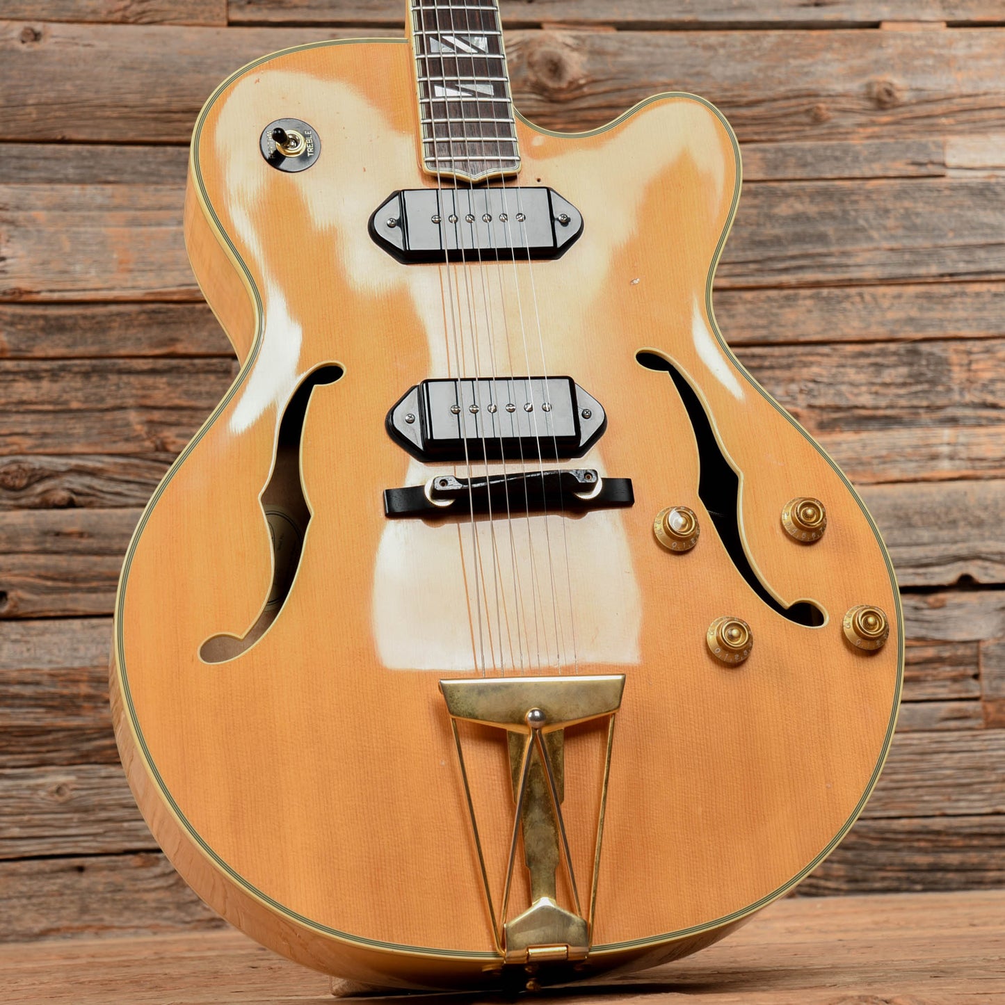 Washburn J6S Natural Electric Guitars / Hollow Body