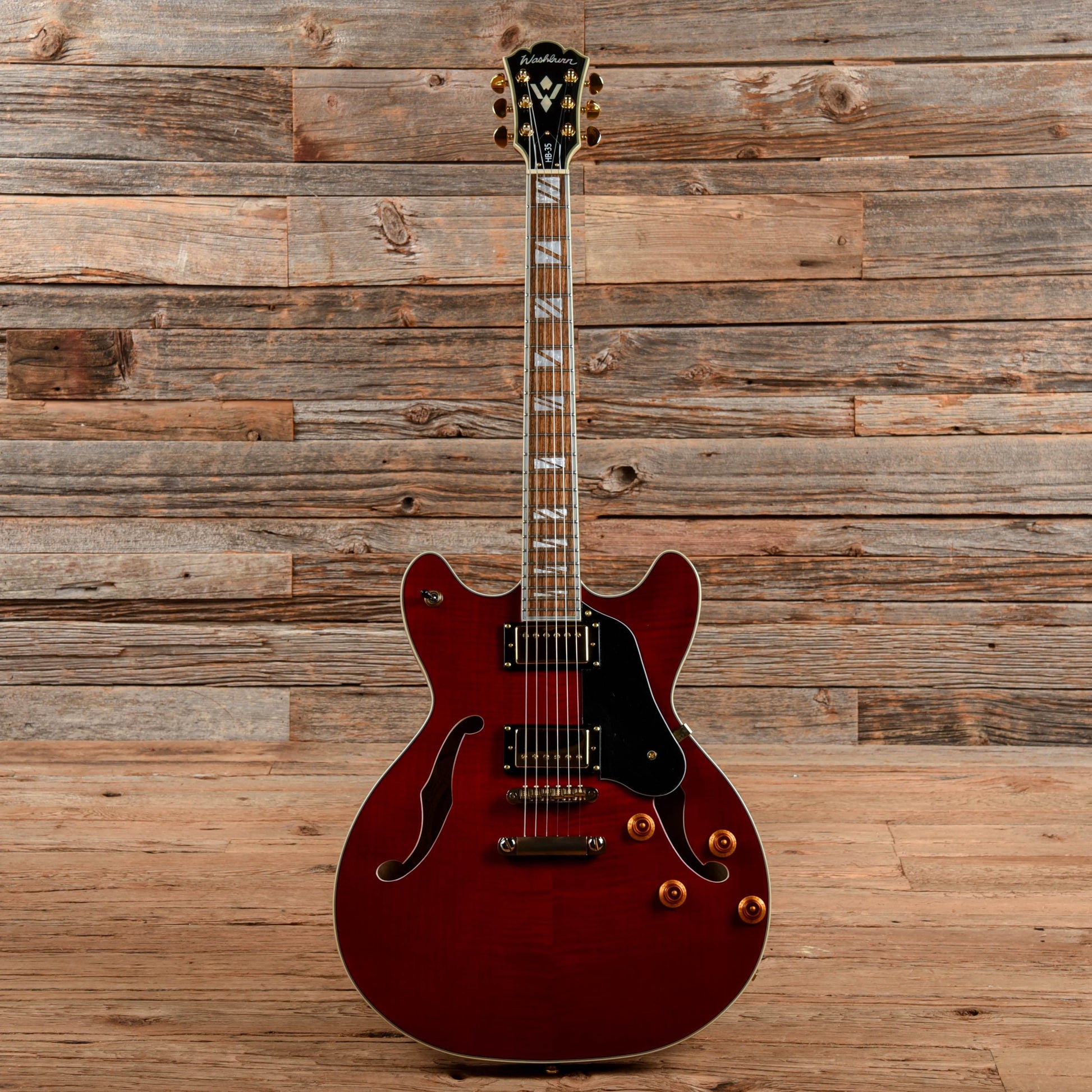 Washburn HB-35 Cherry 2018 Electric Guitars / Semi-Hollow