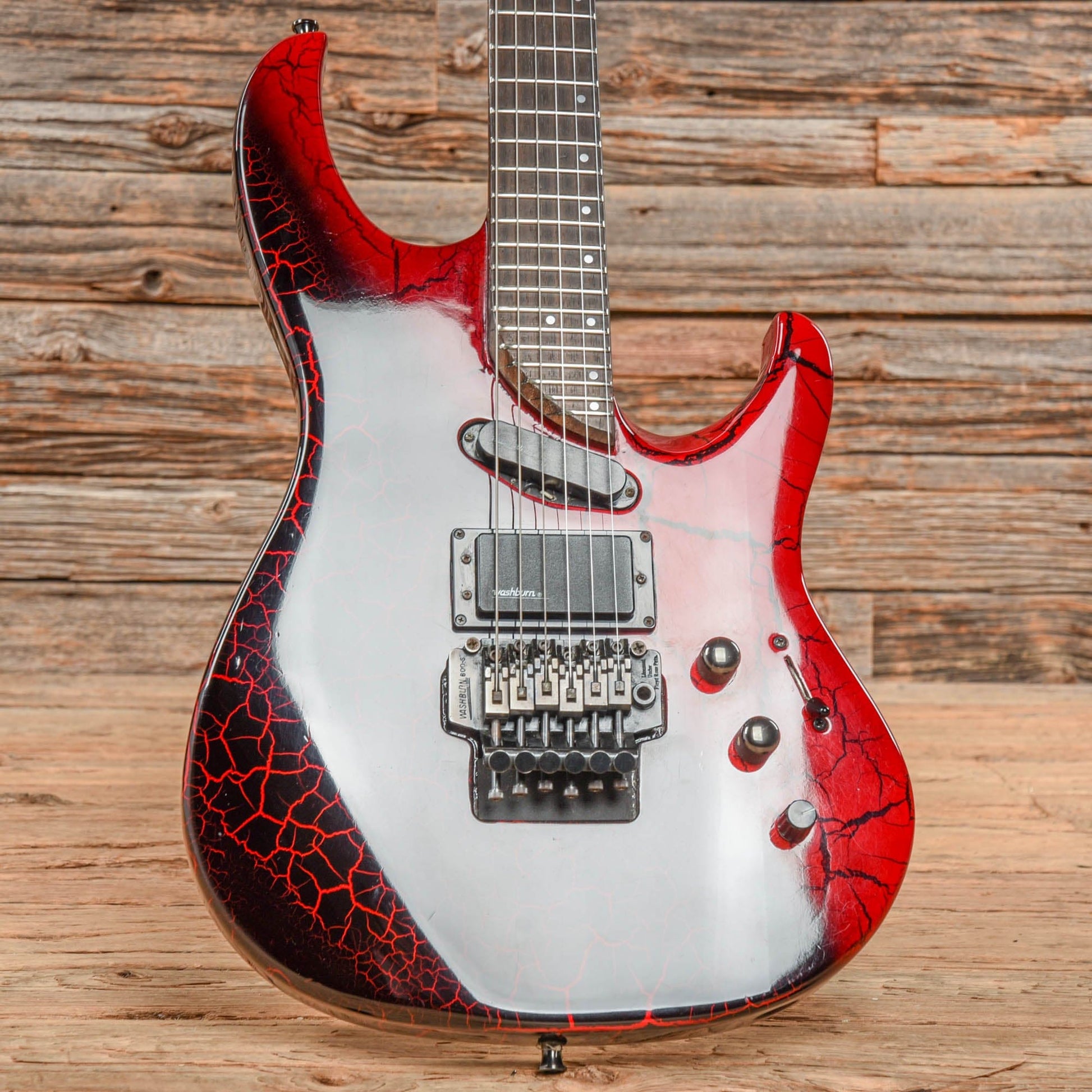 Washburn EC29 Red Crackle 1987 Electric Guitars / Solid Body