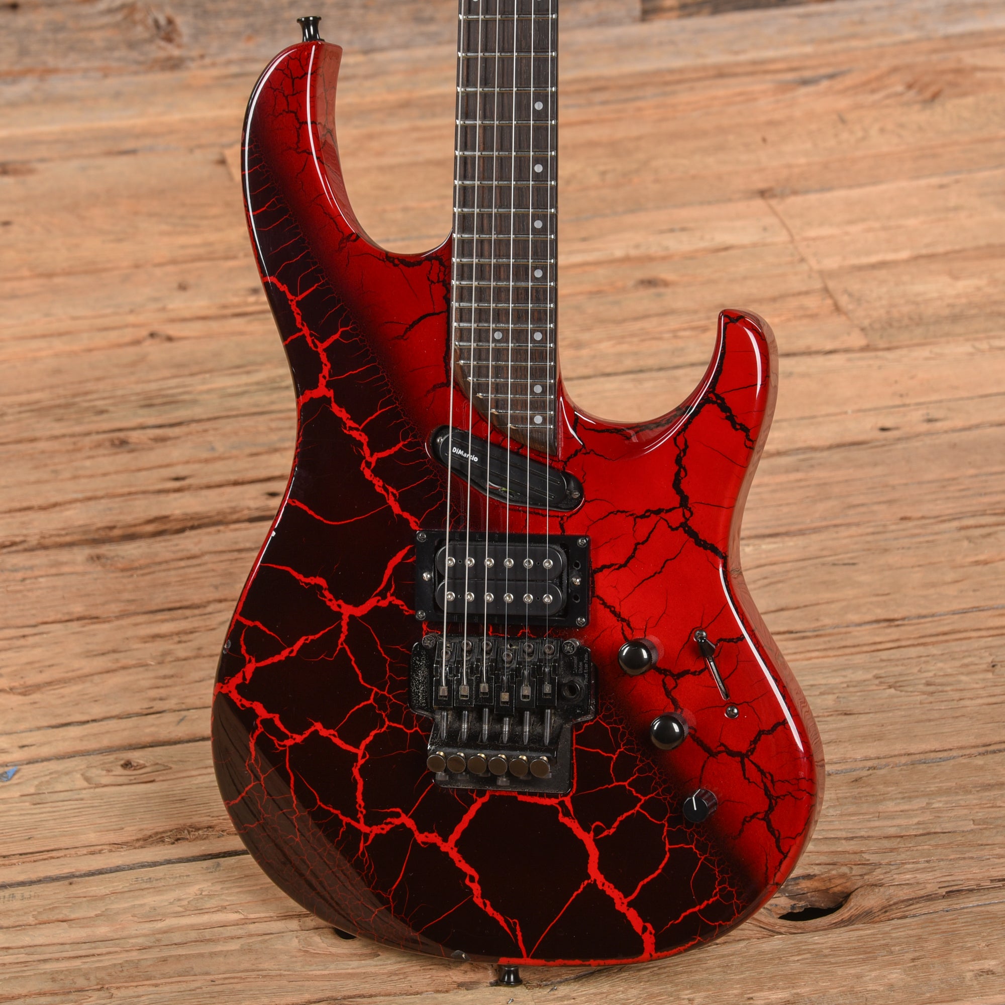 Washburn EC29 Spitfire Red Crackle 1988 – Chicago Music Exchange