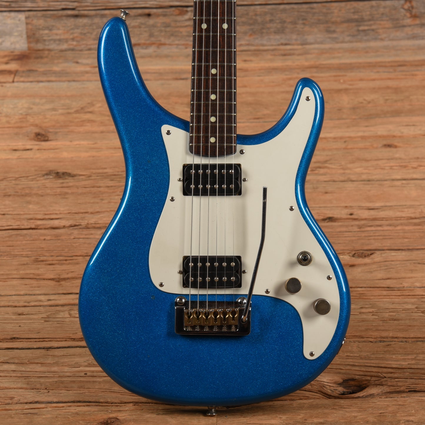 Washburn Force 3 Blue Sparkle 1980s Electric Guitars / Solid Body