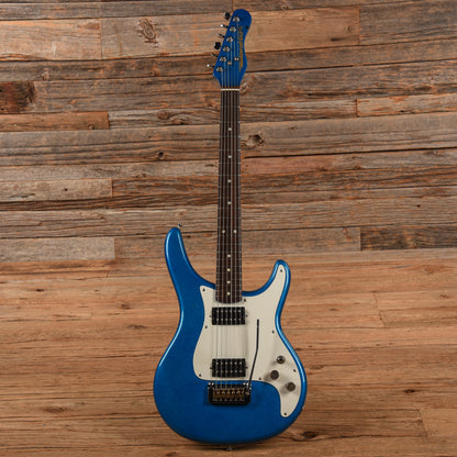 Washburn Force 3 Blue Sparkle 1980s Electric Guitars / Solid Body