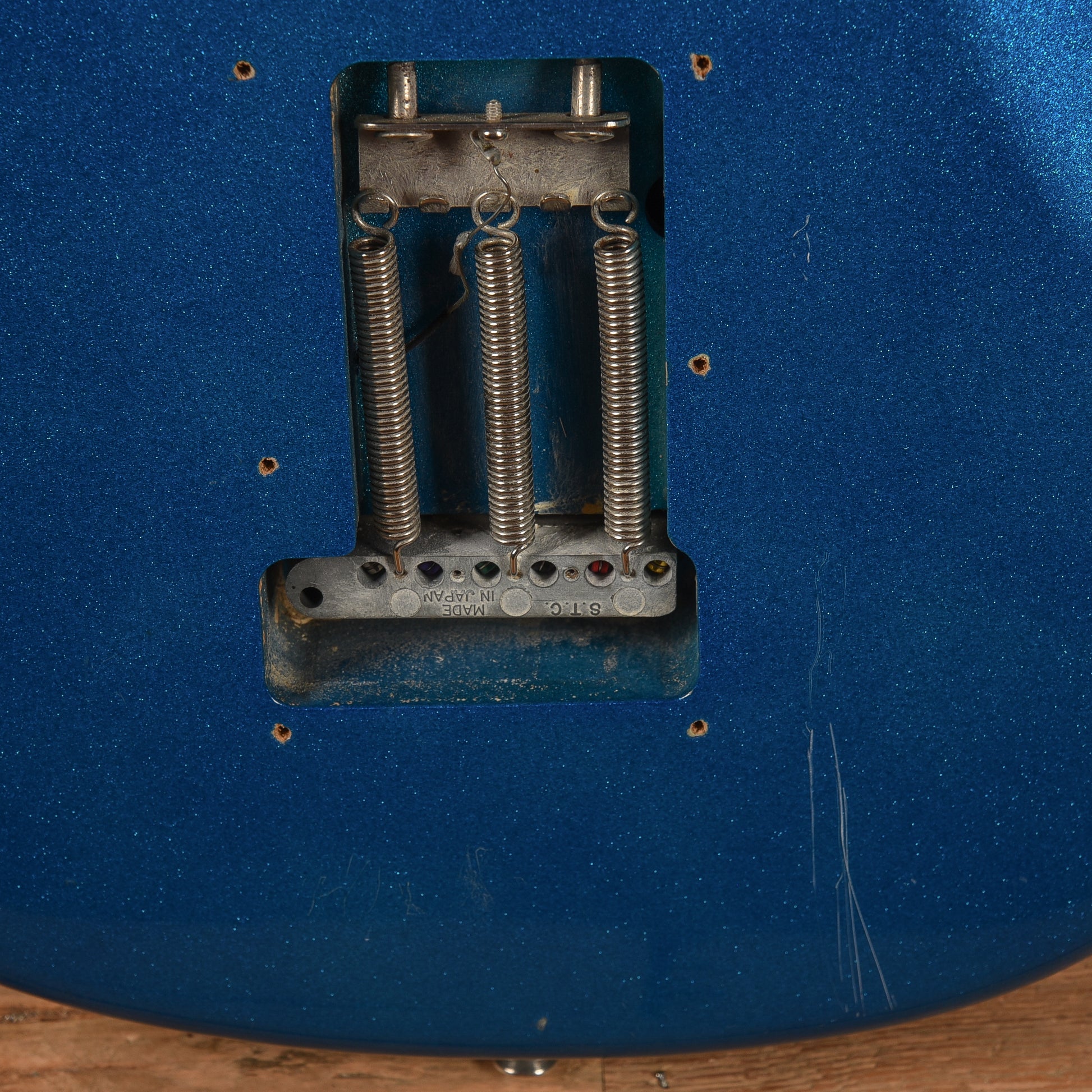 Washburn Force 3 Blue Sparkle 1980s Electric Guitars / Solid Body