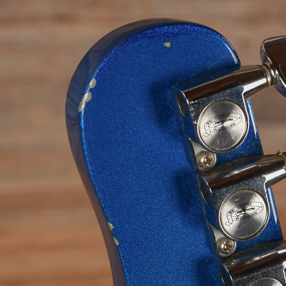 Washburn Force 3 Blue Sparkle 1980s Electric Guitars / Solid Body