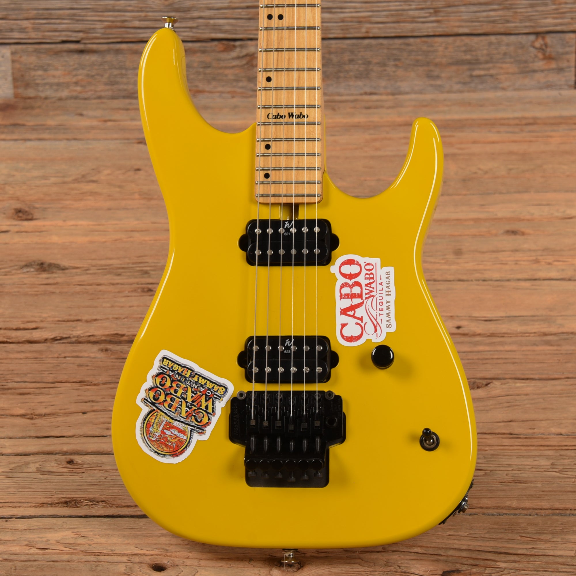 Washburn MG-810 Sammy Hagar Cabo Wabo Yellow – Chicago Music Exchange