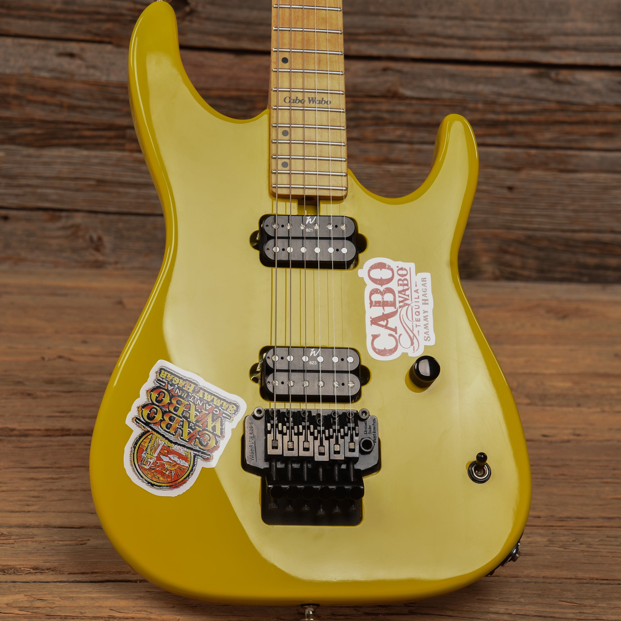 Washburn MG-810 Sammy Hagar Cabo Wabo Yellow Electric Guitars / Solid Body