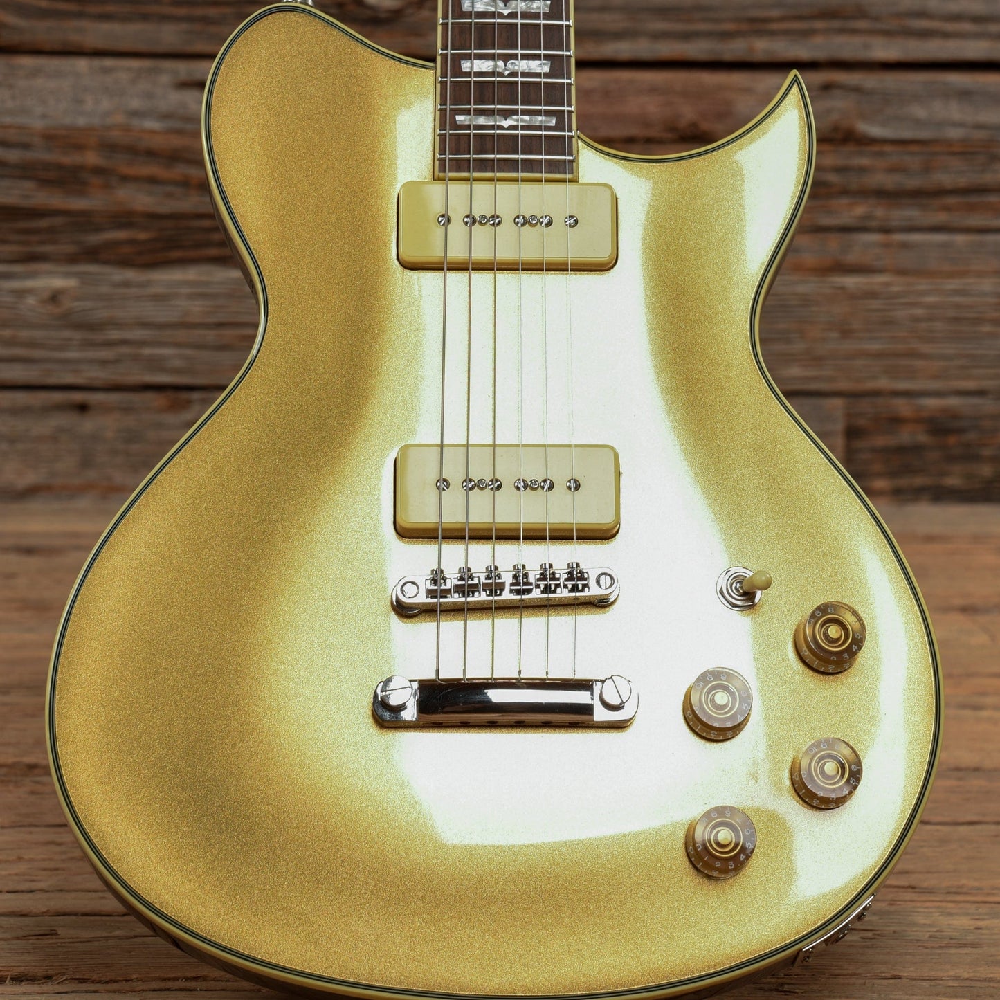 Washburn WI66 Gold Sparkle Electric Guitars / Solid Body