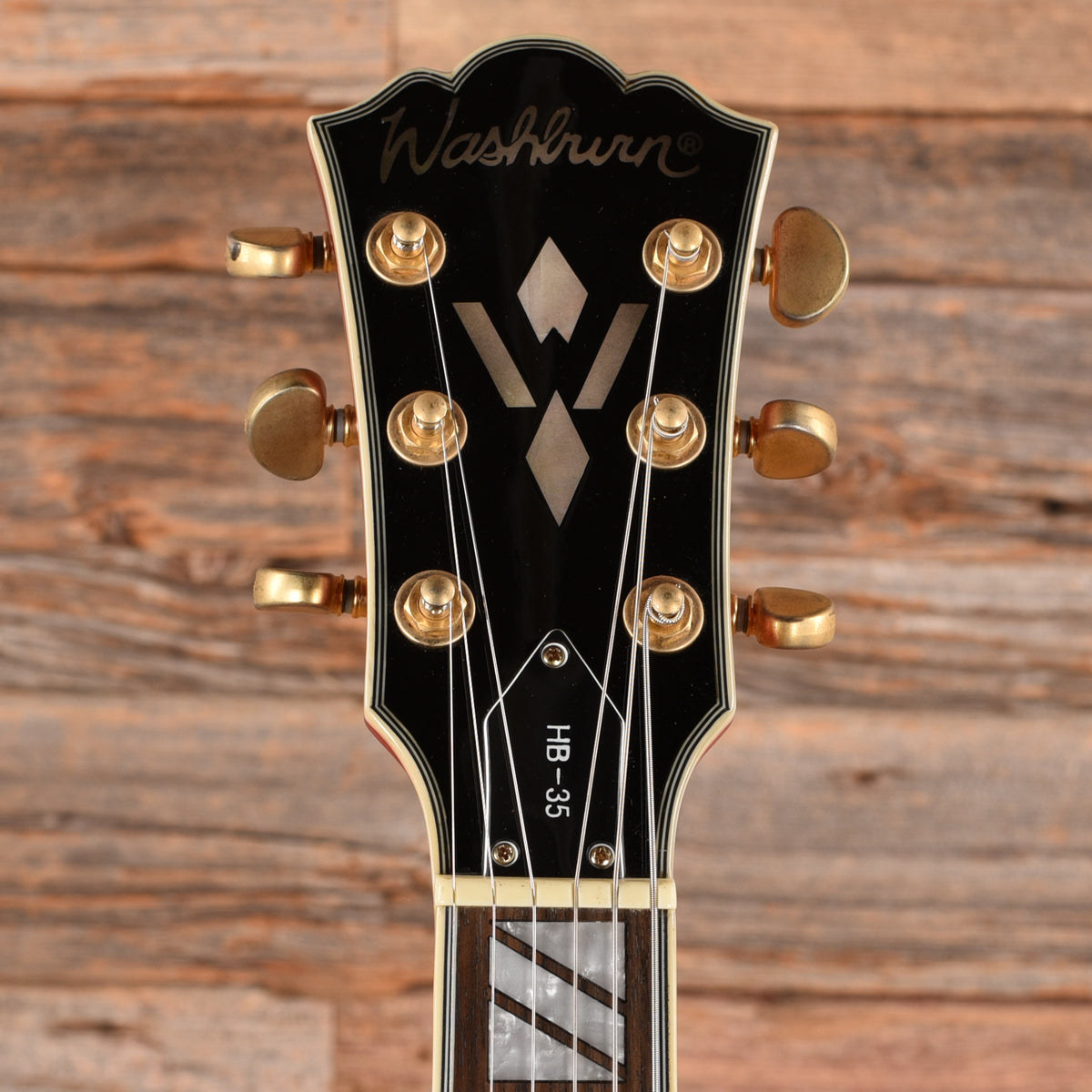 Washburn HB-35 Red 2016 LEFTY Electric Guitars
