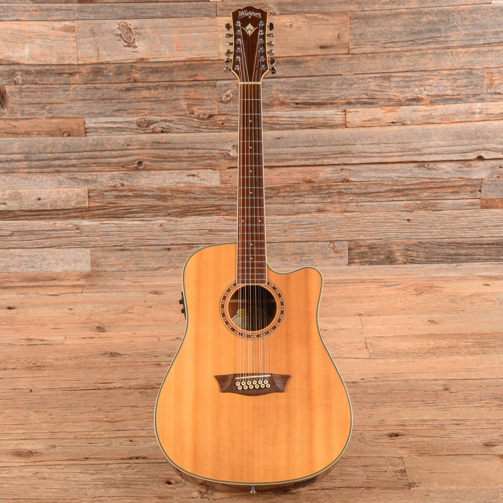 Washburn WD-10 SCE 12 Natural – Chicago Music Exchange