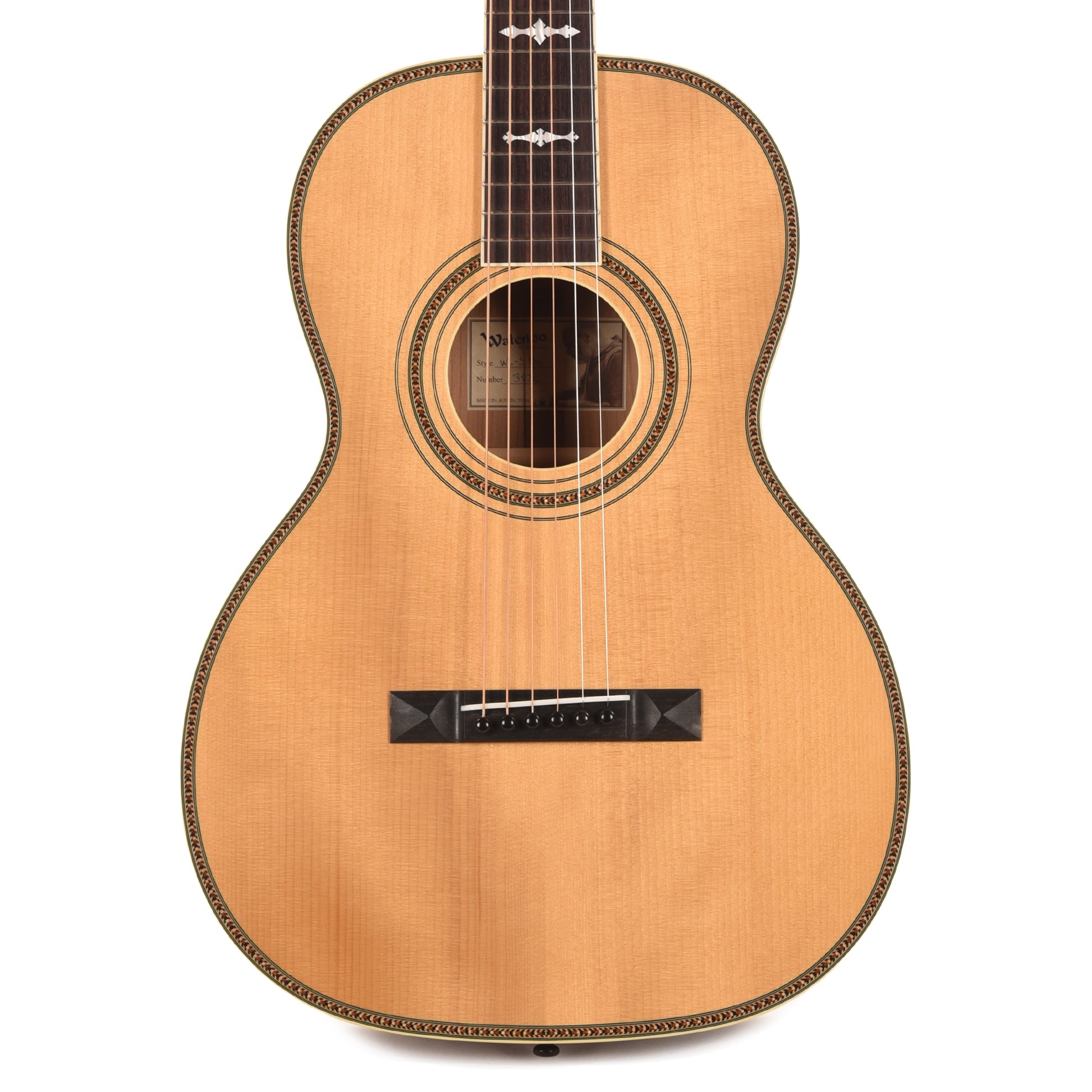 Waterloo WL-S Deluxe 12-Fret Spruce/Cherry Natural Acoustic Guitars / Parlor