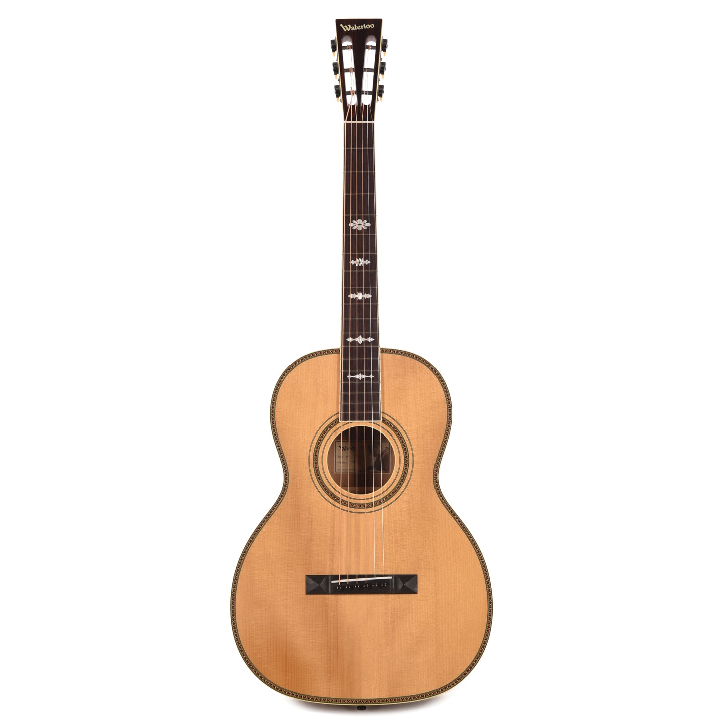 Waterloo WL-S Deluxe 12-Fret Spruce/Cherry Natural Acoustic Guitars / Parlor