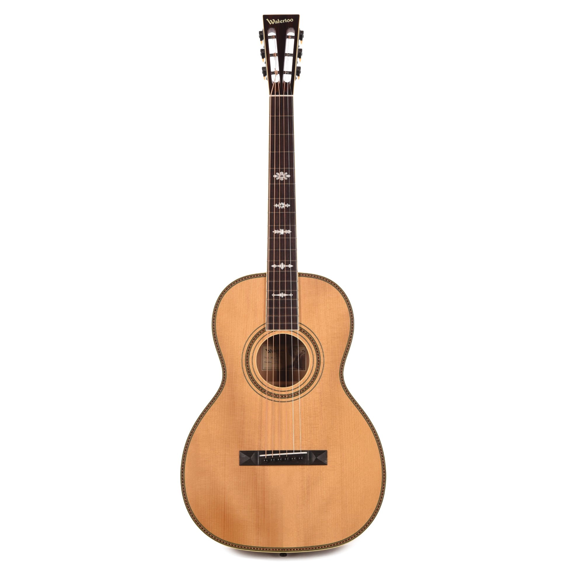 Waterloo WL-S Deluxe 12-Fret Spruce/Cherry Natural Acoustic Guitars / Parlor