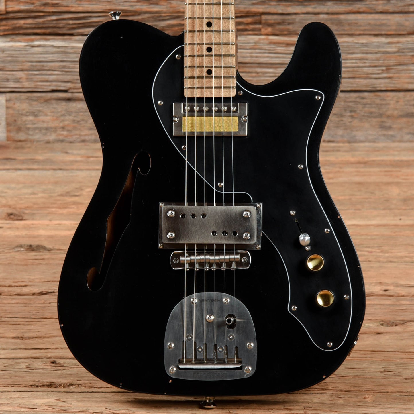 Waterslide Thinline Coodercaster Black 2020 Electric Guitars / Semi-Hollow