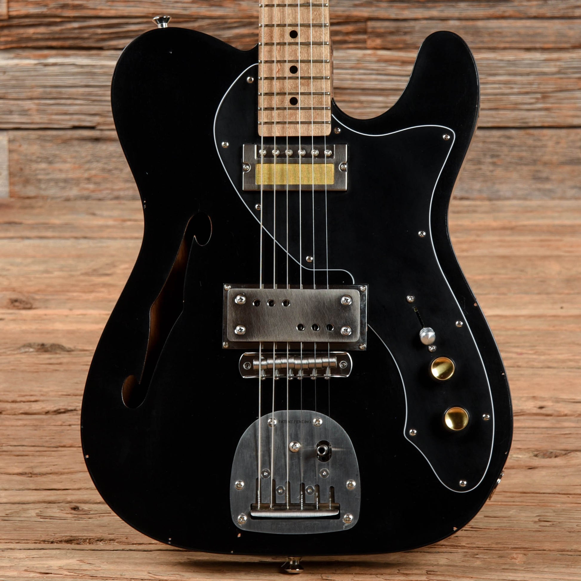 Waterslide Thinline Coodercaster Black 2020 Electric Guitars / Semi-Hollow