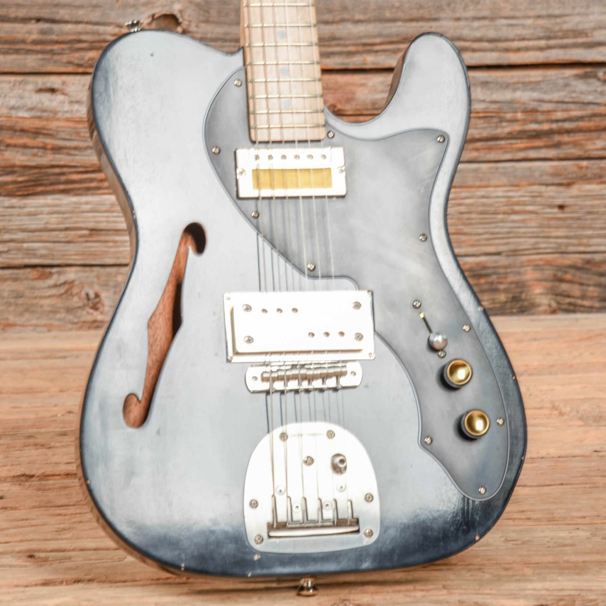 Waterslide Thinline Coodercaster Black 2020 Electric Guitars / Semi-Hollow