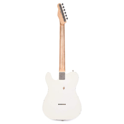 Waterslide Thinline T-Style Deluxe Coodercaster Aged White Nitro Electric Guitars / Semi-Hollow