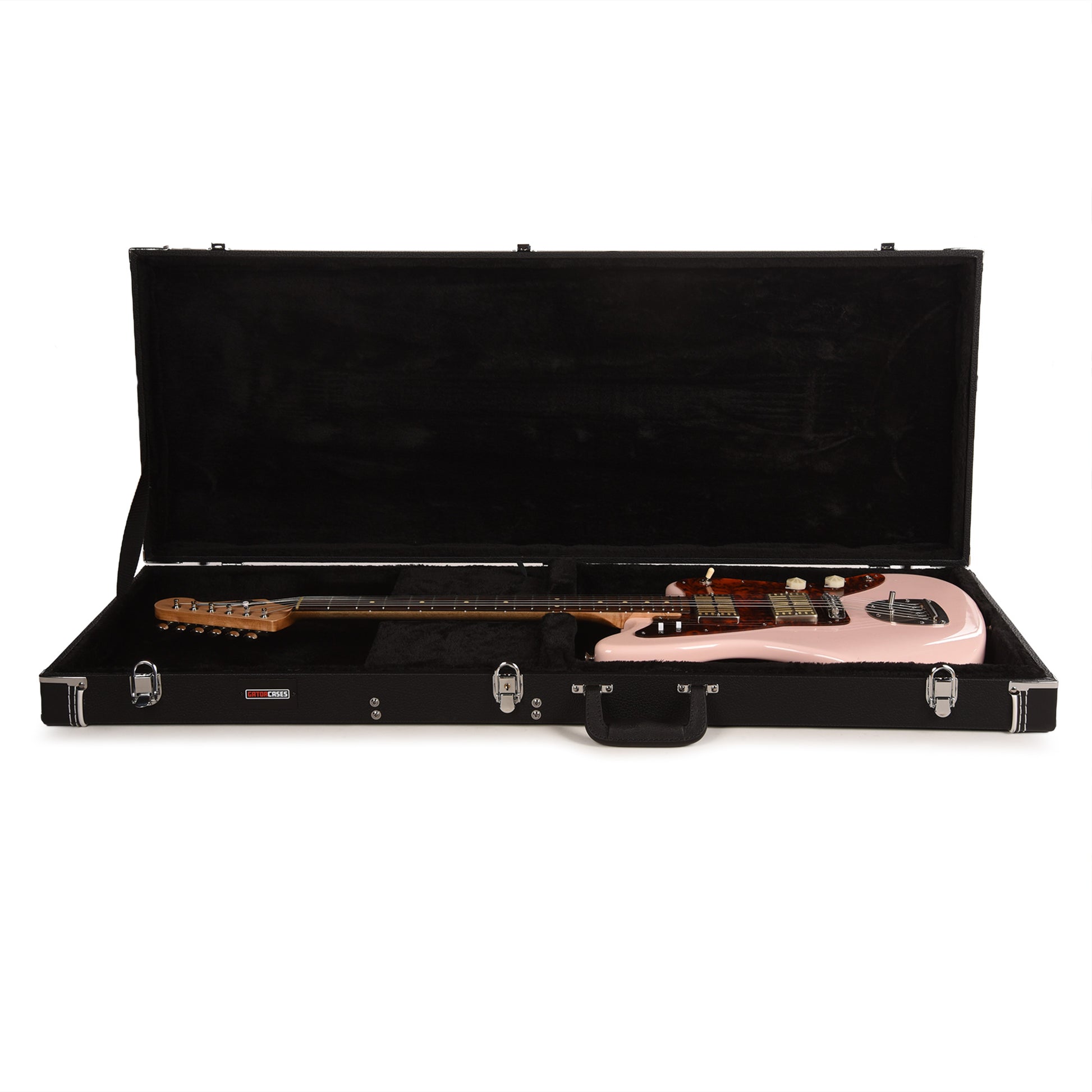 Waterslide Offset Aged Shell Pink Nitro w/ Mojo Dual Foil Pickups Electric Guitars / Solid Body