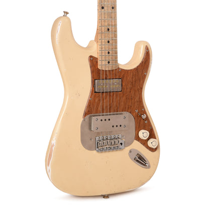 Waterslide S-Style Coodercaster Aged Blonde Nitro w/ Mojo Lap Steel & Gold Foil Pickups Electric Guitars / Solid Body