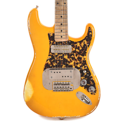 Waterslide S-Style Coodercaster Aged Nicotine Blonde w/Celluloid Pickguard & Mojo Lap Steel & Gold Foil Pickups Electric Guitars / Solid Body