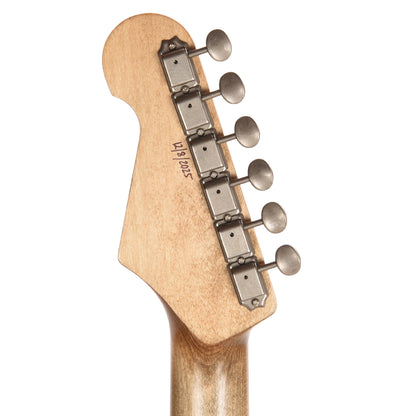Waterslide S-Style Coodercaster Aged Sonic Blue Nitro w/ Mojo Lap Steel & Gold Foil Pickups Electric Guitars / Solid Body