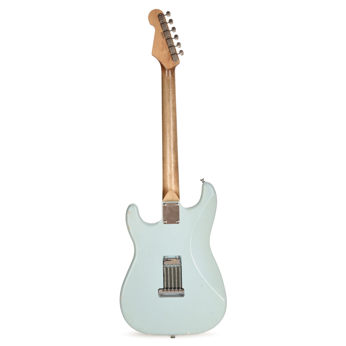 Waterslide S-Style Coodercaster Aged Sonic Blue Nitro w/ Mojo Lap Steel & Gold Foil Pickups Electric Guitars / Solid Body