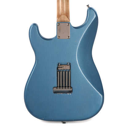 Waterslide S-Style Coodercaster Lake Placid Blue w/ Mojo Lap Steel & Gold Foil Pickups Electric Guitars / Solid Body