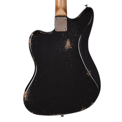 Waterslide Offset Aged Black Nitro w/ Lollar Regal 3x3 Pickups Electric Guitars