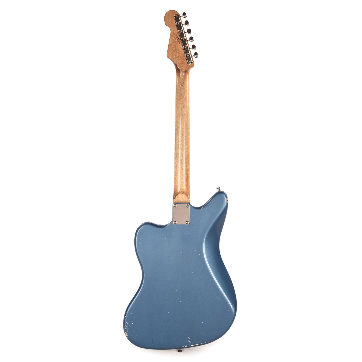 Waterslide Offset Aged Lake Placid Blue Nitro w/ Mojo Dual Foil Pickups Electric Guitars