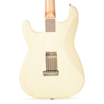 Waterslide S-Style Coodercaster Aged White Nitro w/ Mojo Lap Steel & Gold Foil Pickups Electric Guitars