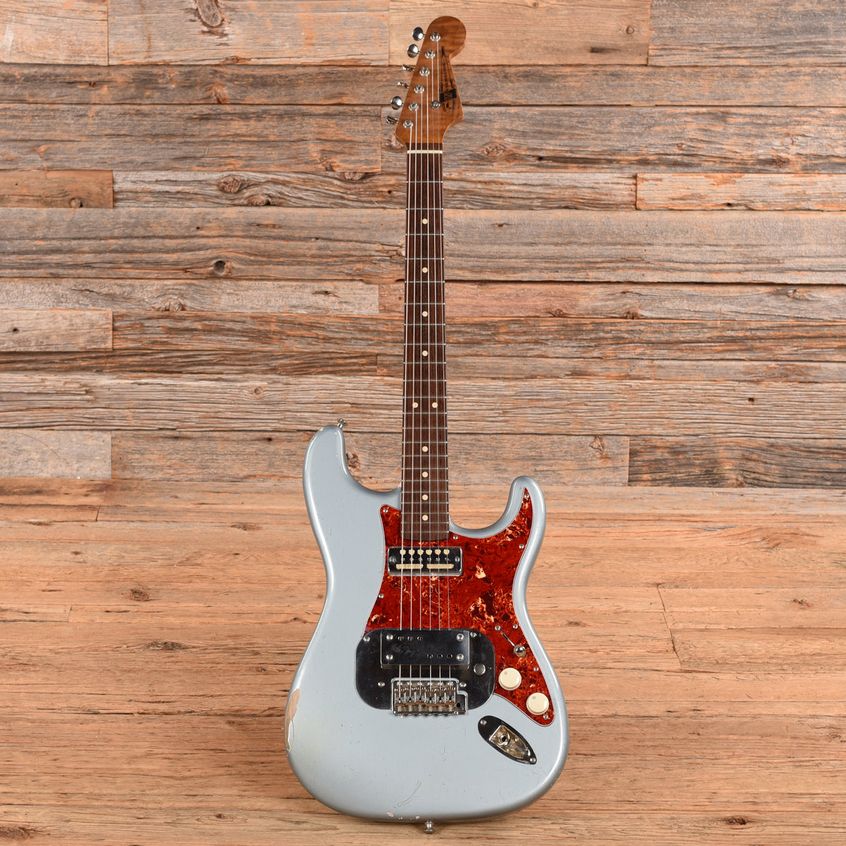 Waterslide S Style Silver Electric Guitars