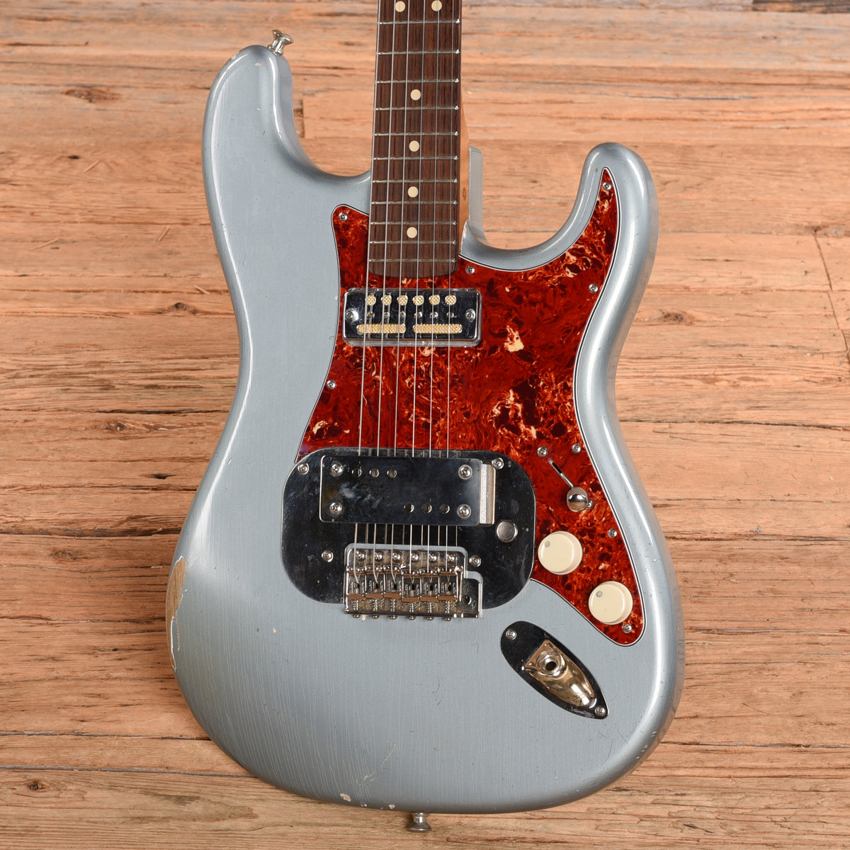 Waterslide S Style Silver Electric Guitars