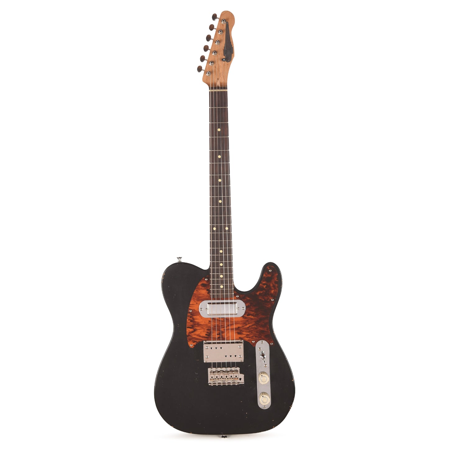 Waterslide T-Style Coodercaster Aged Black Nitro w/ Lollar Lap Steel & Mini Broiler Pickups Electric Guitars