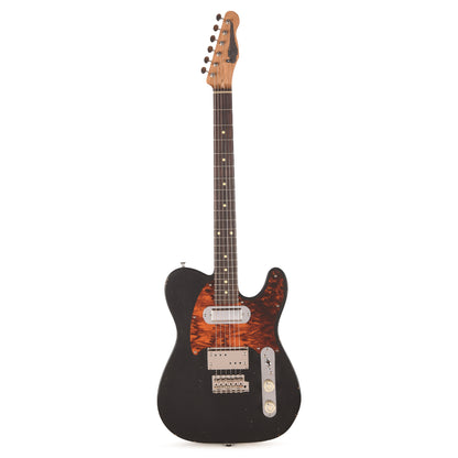 Waterslide T-Style Coodercaster Aged Black Nitro w/ Lollar Lap Steel & Mini Broiler Pickups Electric Guitars