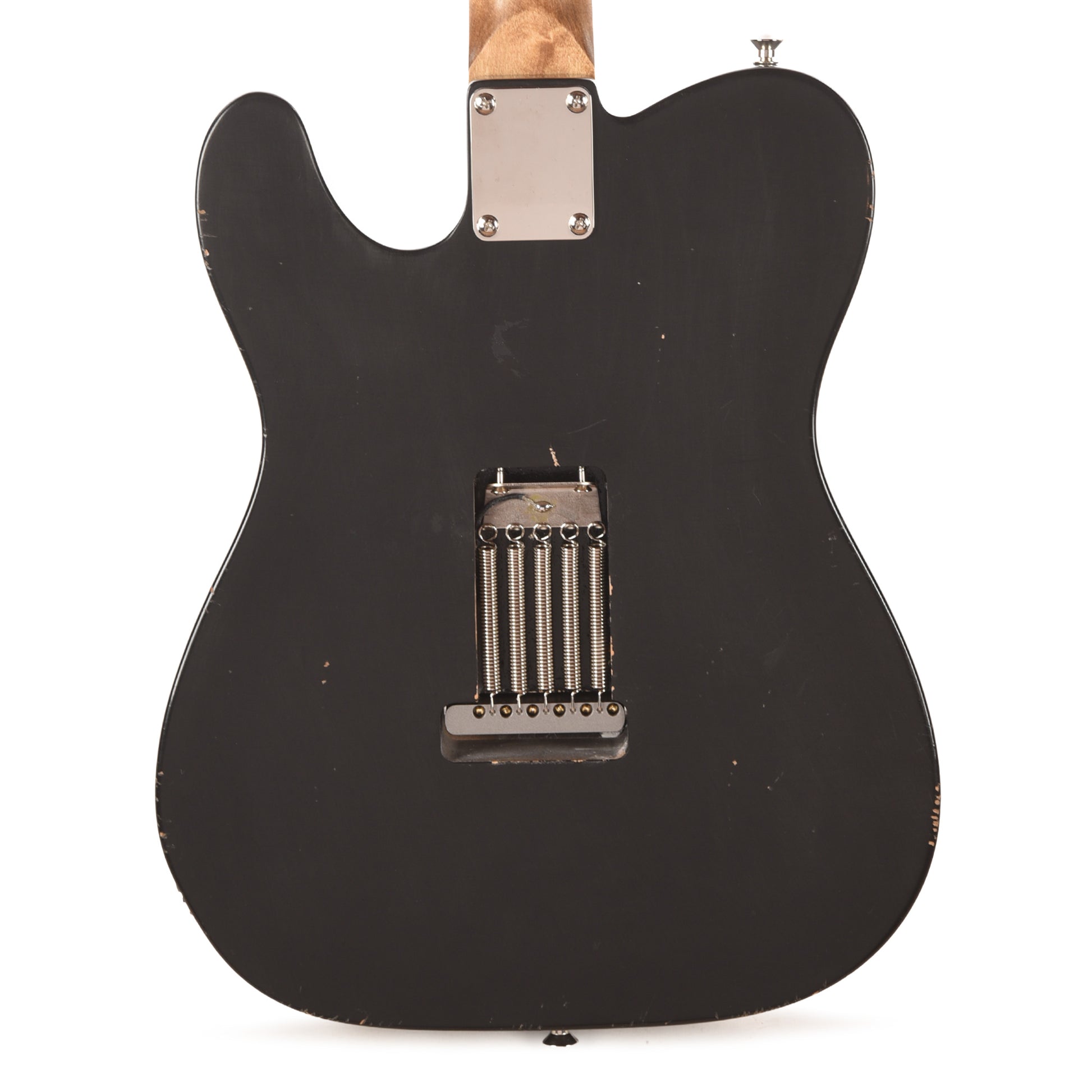Waterslide T-Style Coodercaster Aged Black Nitro w/ Lollar Lap Steel & Mini Broiler Pickups Electric Guitars