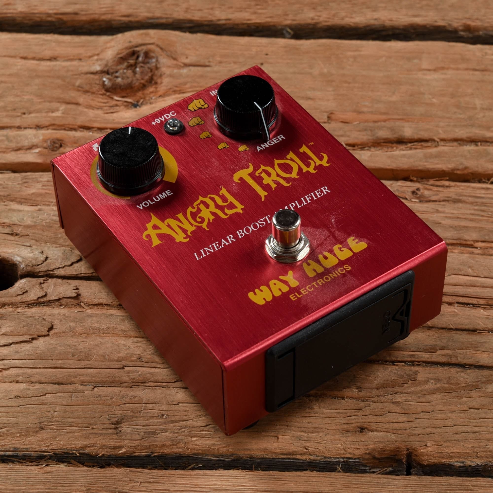 Way Huge WHE101 Angry Troll Linear Boost Amplifier Effects and Pedals / Overdrive and Boost