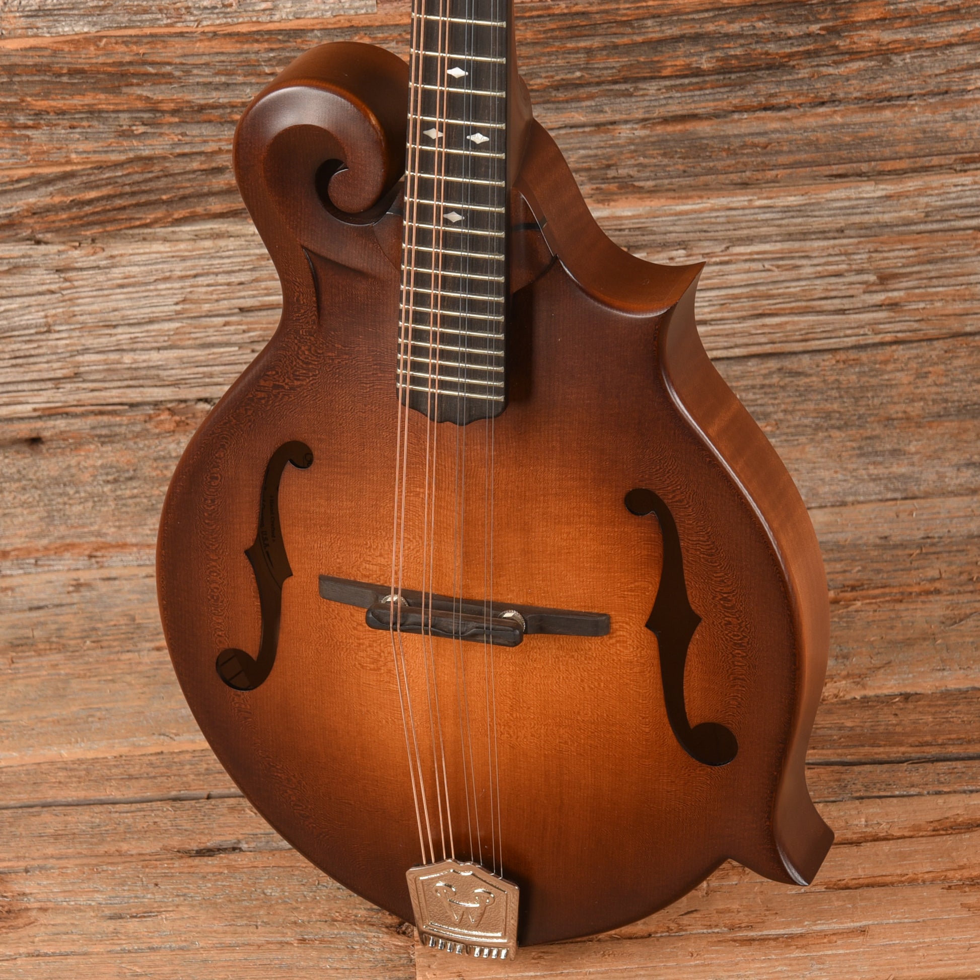 Weber Mandolins Gallatin F-14-F Brown Folk Instruments / Mandolins