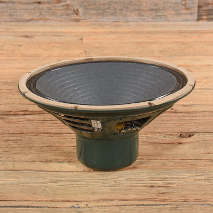 Weber Vintage Series 12A125-A AlNiCo Magnet Speaker 12" 8ohm 30W Green Hotdog Basket Parts / Amp Parts