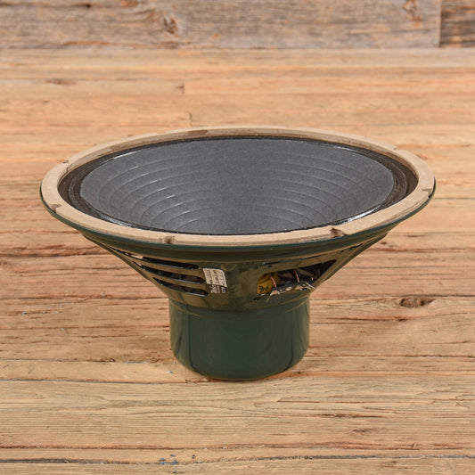 Weber Vintage Series 12A125-A AlNiCo Magnet Speaker 12" 8ohm 30W Green Hotdog Basket Parts / Amp Parts