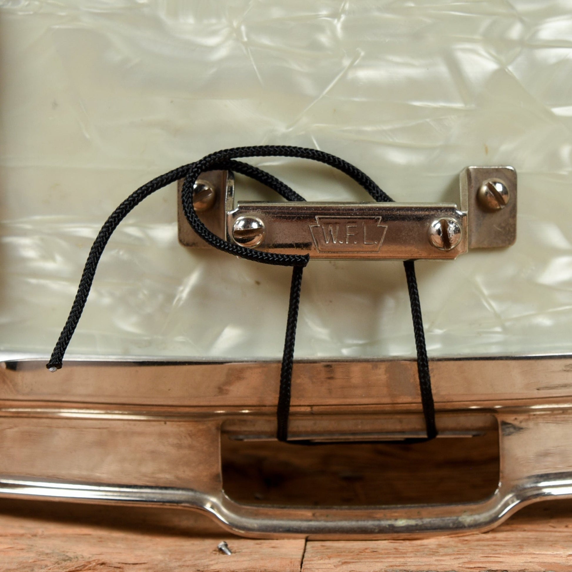 WFL 6.5x13 1950's Snare Drum White Marine Pearl Drums and Percussion / Acoustic Drums / Snare