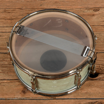 WFL 6.5x13 1950's Snare Drum White Marine Pearl Drums and Percussion / Acoustic Drums / Snare