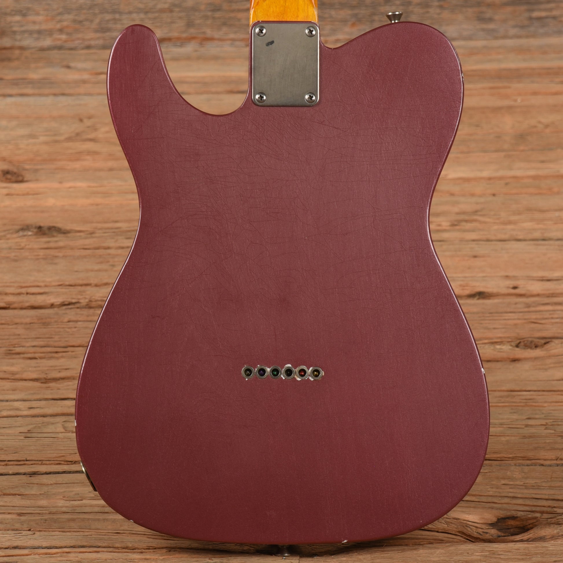 Whitfill T-Style Thinline Relic Aged Burgundy Mist 2014 Electric Guitars / Solid Body