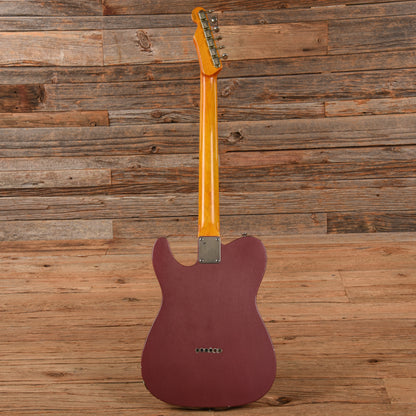 Whitfill T-Style Thinline Relic Aged Burgundy Mist 2014 Electric Guitars / Solid Body