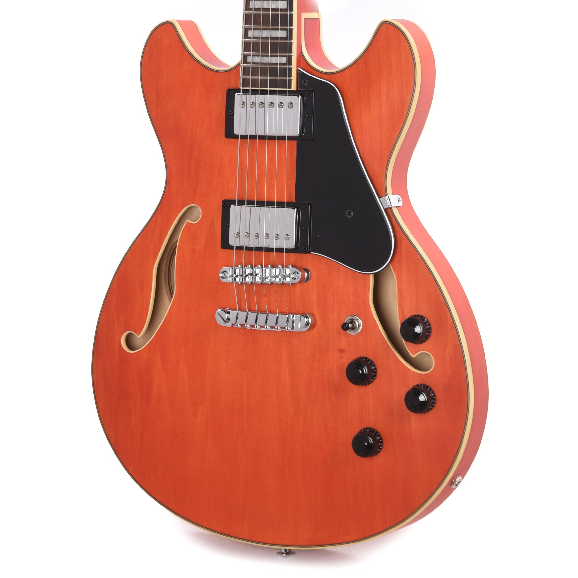 Ibanez AS73TTF AS Artcore Electric Guitar Transparent Tangerine Flat