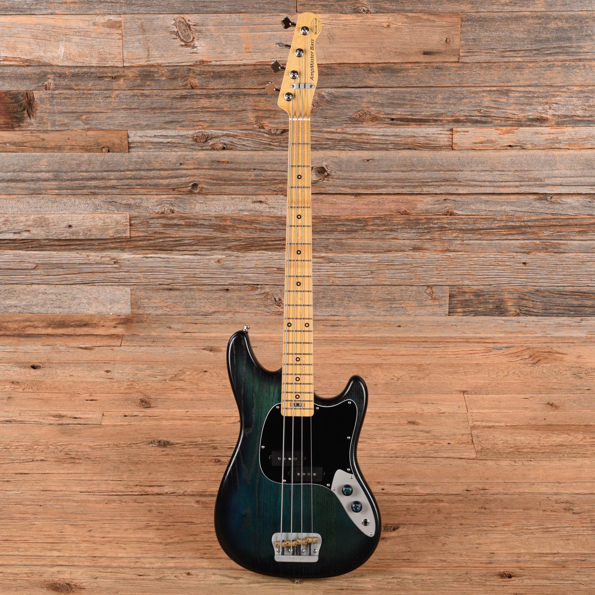 Woodcraft AmpMaster Bass Blue Burst Bass Guitars