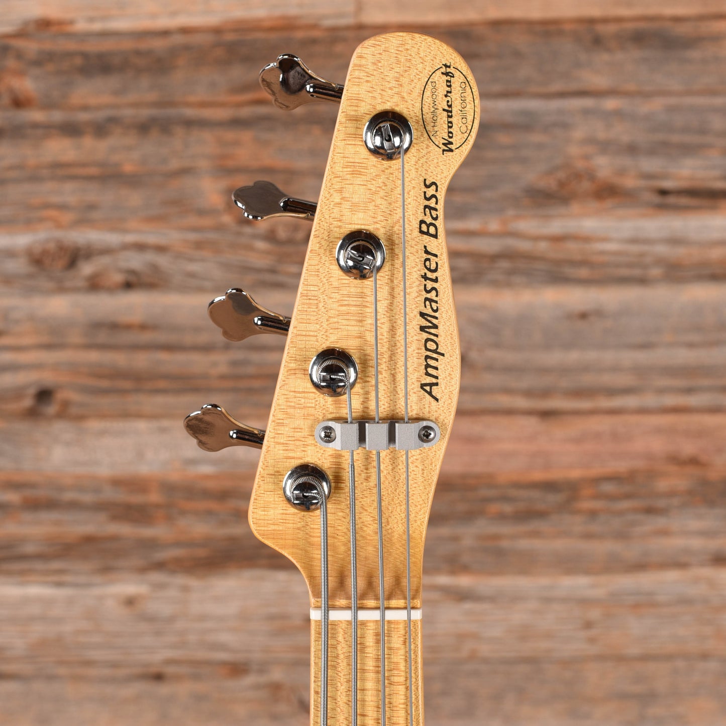 Woodcraft AmpMaster Bass Blue Burst Bass Guitars