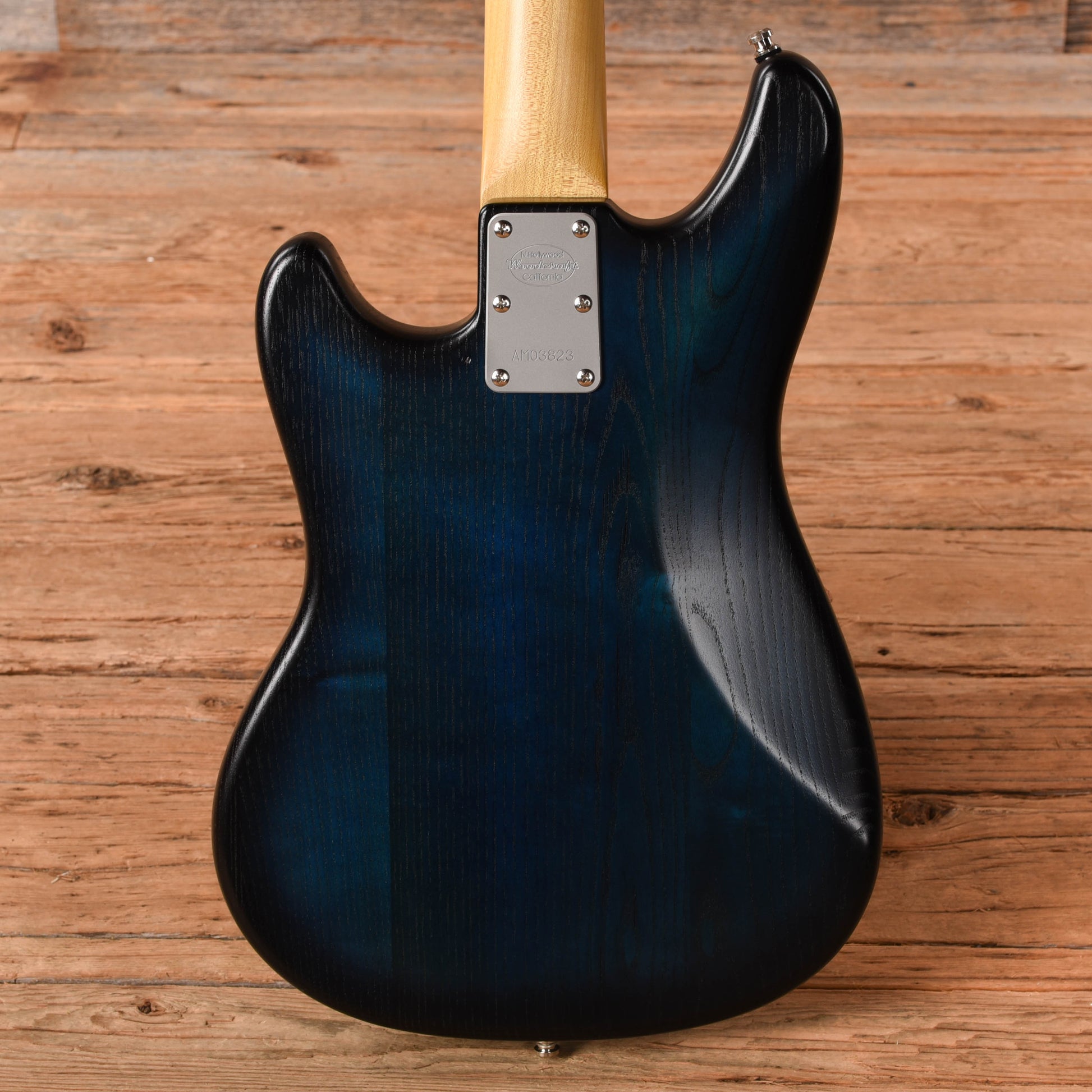 Woodcraft AmpMaster Bass Blue Burst Bass Guitars